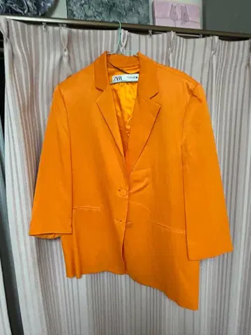 ZARA 테일러드 자켓 오렌지