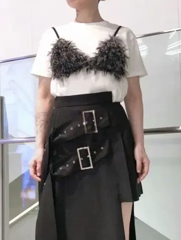 PAMEO POSE 베이비 버드 브라 브라탑 뷔스티에