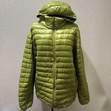 UNIQLO 라임 그린 다운 자켓