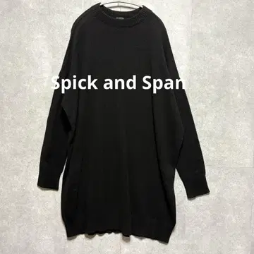 Spick and Span 울 100% 니트 원피스