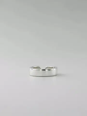 UNKNOWN. U006 ' FLAT ' S RING / SILVER