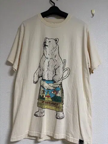 goslowcaravan 곰 T셔츠 역도선수