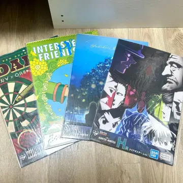 [미개봉] 제일복권 HUNTER x HUNTER 클리어 포스터 4세트