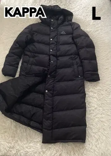 새상품급 Kappa 블랙 다운 자켓 벤치 코트 L 사이즈