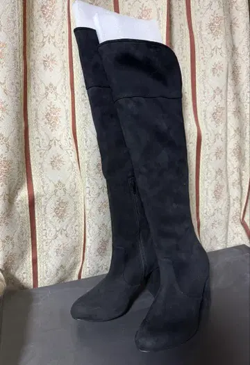 REZOY 스웨이드 니하이 부츠