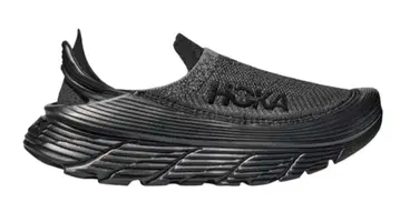HOKA 블랙 슬립온 스니커즈
