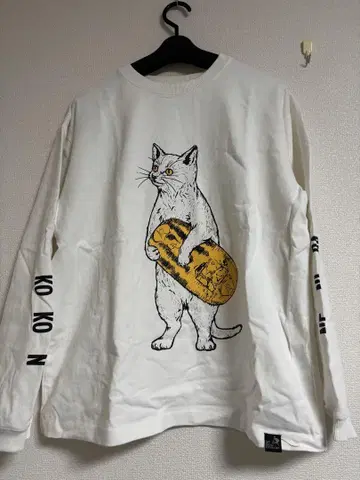 goslowcaravan 고양이 롱T 코반 L 사이즈