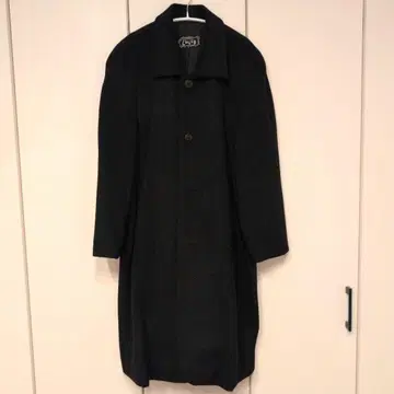 일본제 캐시미어 100% 코트 롱 코트 비즈니스 코트 블랙