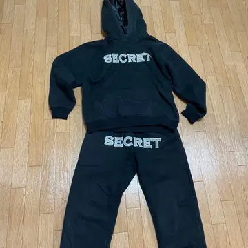 SECRET 블랙 셋업 M 사이즈