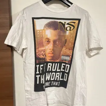 NAS 나즈 IF I RULED THE WORLD 티셔츠 M