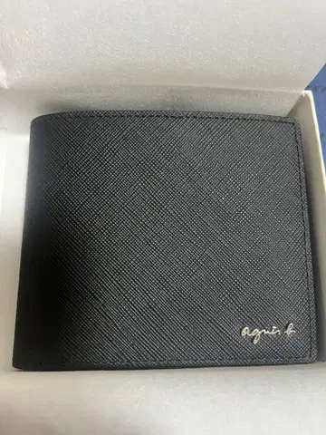 agnes b 접이식 지갑 블랙