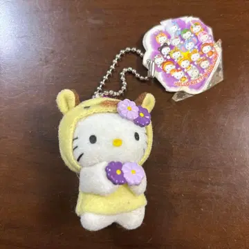 산리오 정글 키티 마스코트 볼체인 코스모스 헬로키티