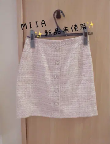 MIIA 비쥬 미니 스커트 미사용 새상품 snidel 릴리 브라운