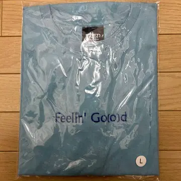 후지이 카제 Feelin' Go(o)d 셔츠 L 사이즈 스카이블루