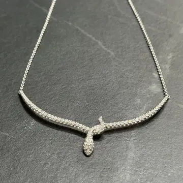 [ Swarovski ] 뱀 디자인 목걸이