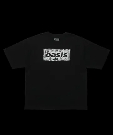 oasis live '25 티셔츠 Logo UK 디자인 Black M