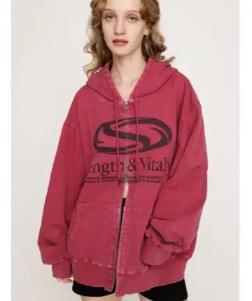 SLY PRINT OVER HOODIE 프린트 오버 후디 후드티