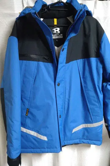 바틀 7610 방수 방한 자켓 서프 블루 L 사이즈 미사용