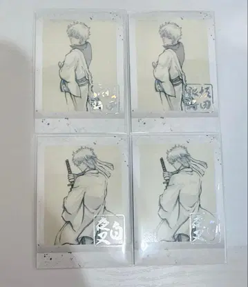 은혼전 파샤코레 Premium 사카타 긴토키 백야차 4장 세트