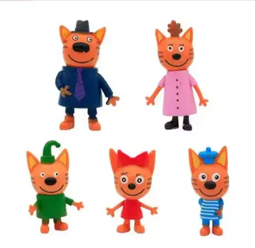 Kid-E-Cats 피규어 5체 세트