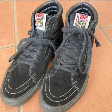 vans sk8-hi 블랙 스케이터 하이 빈티지 90s