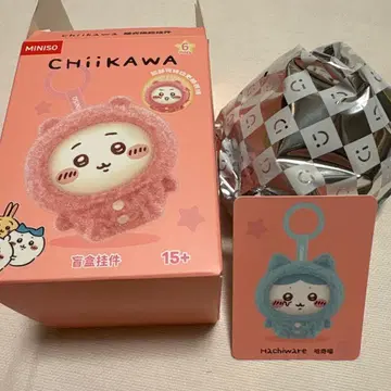새상품 치이카와 (먼작귀) miniso 페이스 체인지 마스코트 하치와레