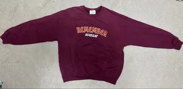 REMEMBER 아반자 버건디 트레이닝복