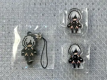 NieR Series 러버 스트랩 미니 아크릴 블록 10H 세트