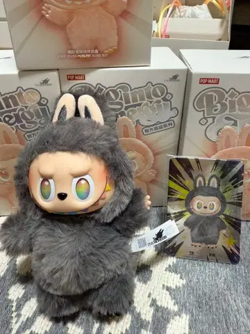 POP MART Bimo Bear LABUBU 에너지 시크릿
