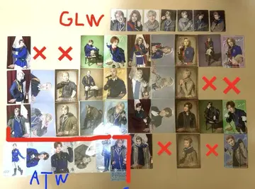 헤타뮤 헤타리아 랜드 브로마이드 트레이딩 카드 GLW ATW 묶음 판매