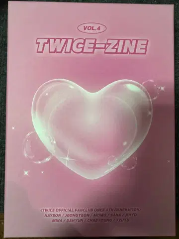 TWICE-ZINE VOL.4 ONCE 4기