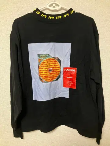 Vaundy replica 롱 T셔츠 백 프린트 블랙 M