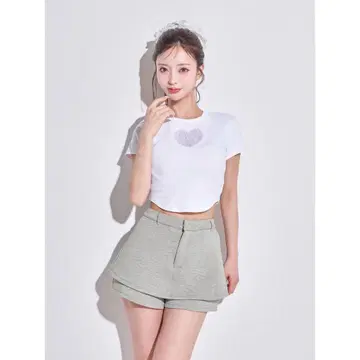 darich 실루엣 컷 스커트 라이크 숏팬츠