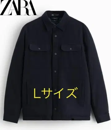 ZARA 다운 퀼팅 셔츠 자켓 L 사이즈