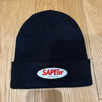 [ 미사용 새상품 ] SAPEur 블랙 니트 모자