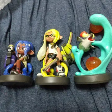 스프라툰 amiibo 캐릭터 피규어 3체 세트
