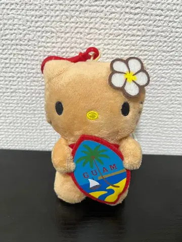 미사용 새상품 일광화상 괌 헬로키티 마스코트 키링
