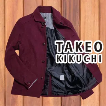 TAKEO KIKUCHI 다케오 키쿠치 TK 와인 레드 울 혼방 자켓 2