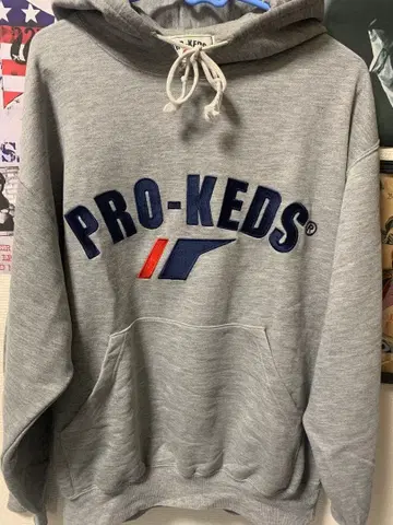 90s PRO-KEDS 그레이 후드티 L 사이즈