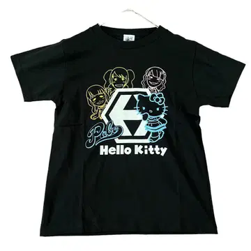 T1822 산리오 헬로키티 T셔츠 [S] 프린트 패러디 palo