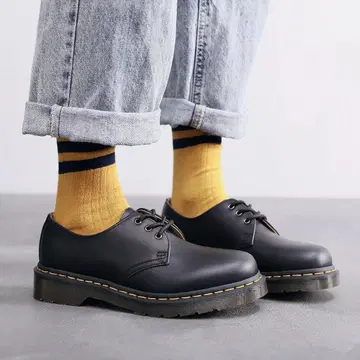 여성용 가죽 신발 천연 가죽 25.5cm 레이스업 슈즈 3홀 신발