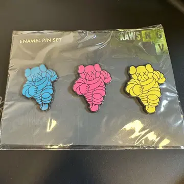 Kaws 핀 배지 세트 ENAMEL PINSET NGC