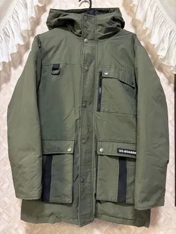 u.s.boarder 다운 코트 유에스보더 밀리터리 ARMY
