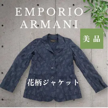 EMPORIO ARMANI 꽃무늬 자켓 네이비 새상품급 L~LL