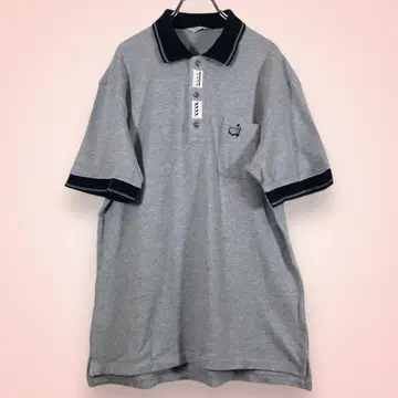 MASTERS 골프웨어 반팔 피케 셔츠 그레이 [ L ] 면 100%