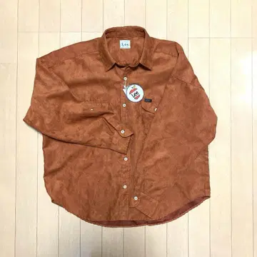 Lee 오렌지 BIG WORK SHIRTS 오버 사이즈 셔츠