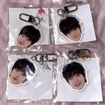 treasure 지훈 jihoon 얼굴 아크릴 키링 캡슐 토이 희로애락