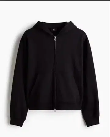H&M 루즈핏 박스 스타일 풀 집업 후디드 자켓 2종 세트