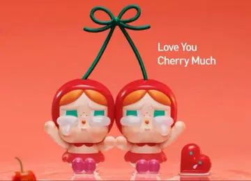 POPMART crybaby crying for love 체리