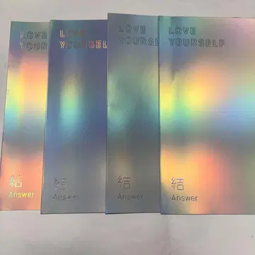 LOVEYOURSELF 오탈자 공식 앨범 커버
